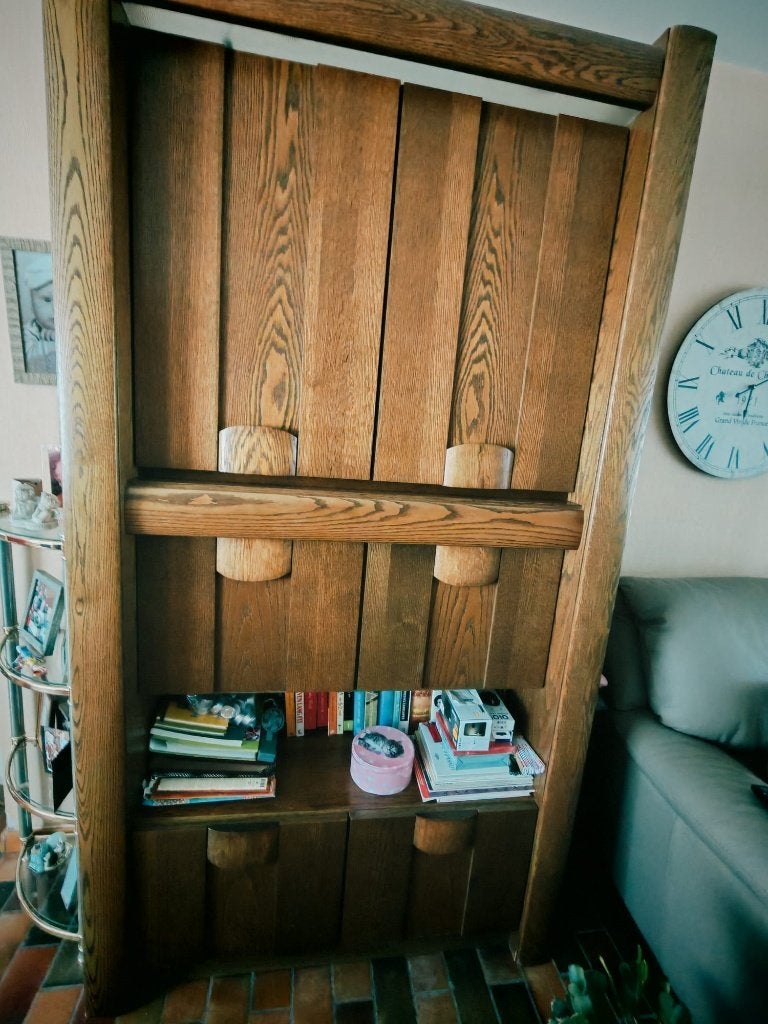 Gratis kasten, Huis en Inrichting, Kasten | Vitrinekasten, Ophalen, Zo goed als nieuw, Eikenhout, Met lade(s)