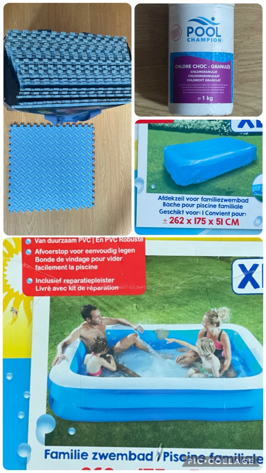 Opblaasbaar zwembad maat XL, Tuin en Terras, Ophalen, Nieuw, Opblaaszwembad