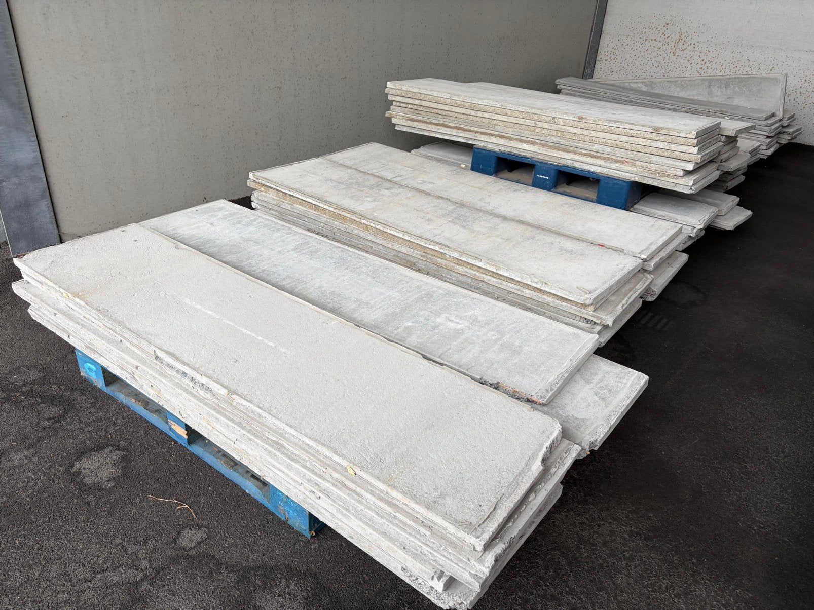 Betonplaten, Ophalen, Gebruikt
