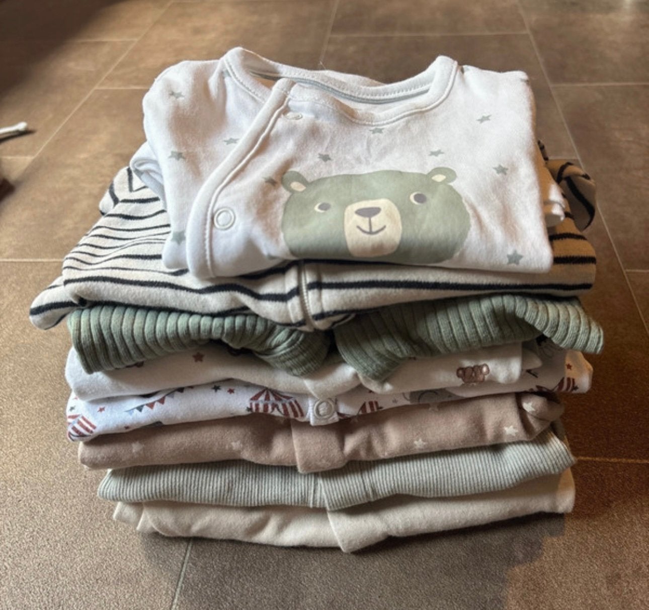 Pakket 8 pyjamas, Enfants & Bébés, Vêtements de bébé | Taille 56, Enlèvement, Comme neuf, Garçon ou Fille, Ensemble