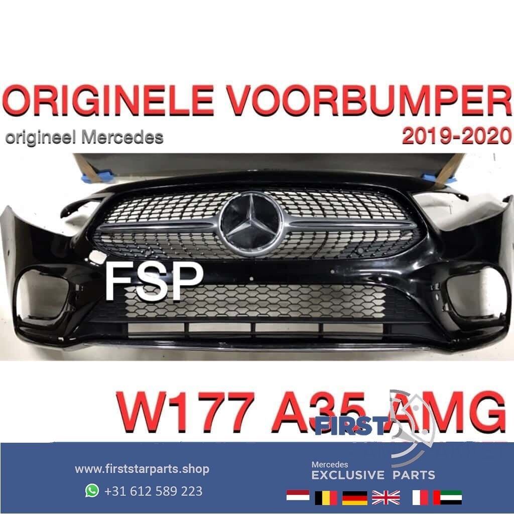 W177 A35 AMG Voorbumper Mercedes A Klasse 2019-2020 + gril, -, Voor, -, Bumper