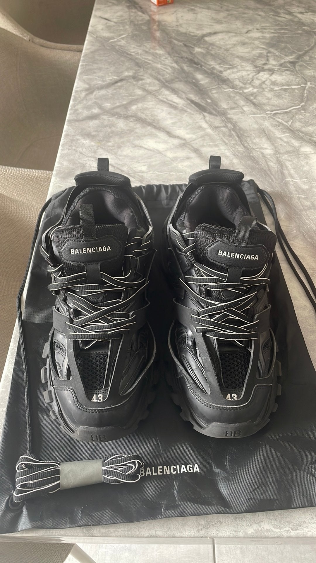 Tracks Balenciaga, Vêtements | Hommes, Chaussures, Neuf, Enlèvement ou Envoi, Baskets, Noir