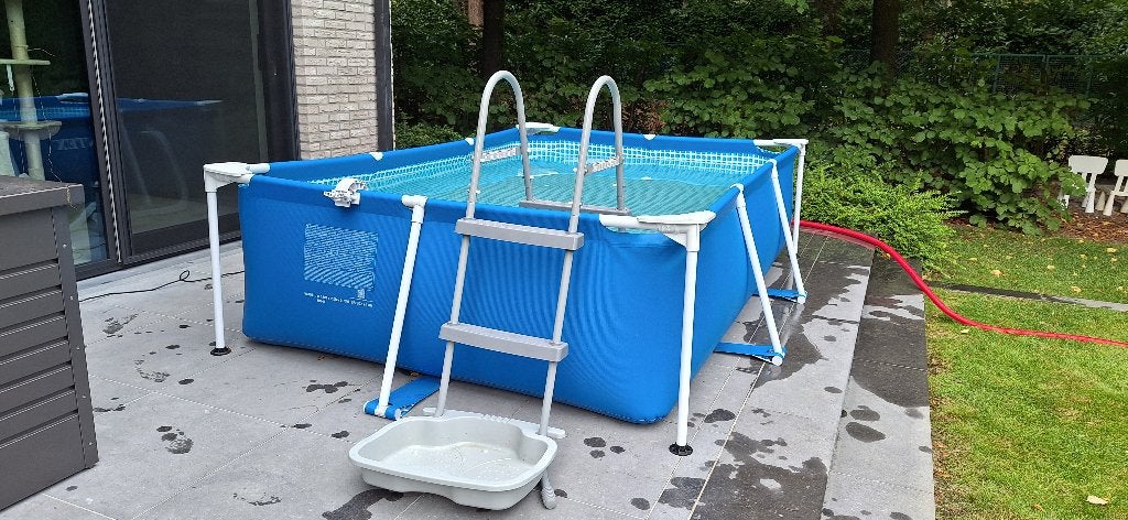Zwembad Intex 3mx2m, compleet met filter en accessoires, Ophalen, Gebruikt, Opzetzwembad, 200 tot 400 cm