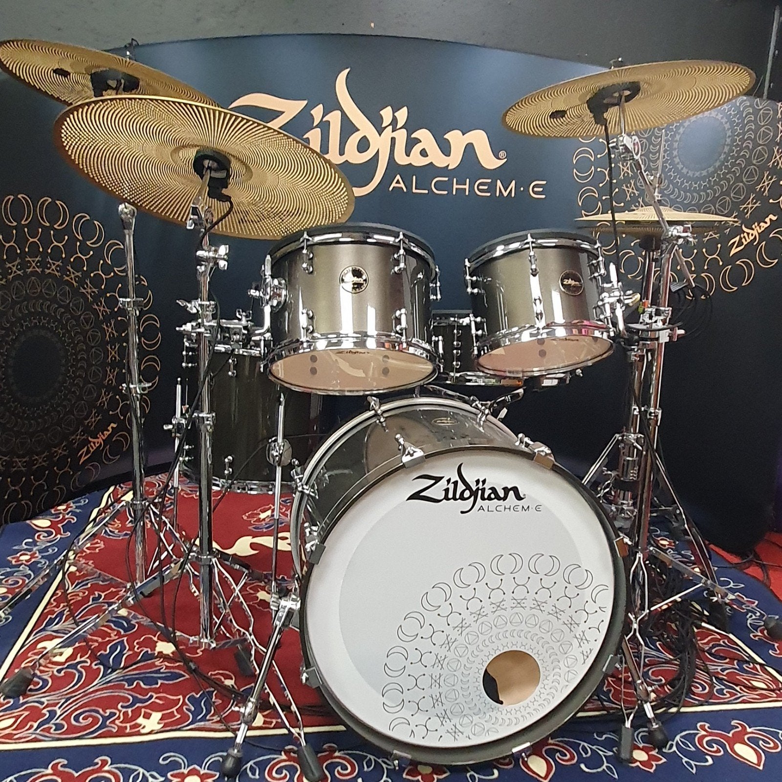 Zildjian Alchem Gold Digitale drumset: Meest akoestisch set!, Musique & Instruments, Batteries & Percussions, Enlèvement ou Envoi