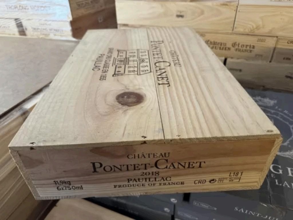 GCC - Château Pontet Canet 2018 - CBO 6Bt, Collections, Neuf, Pleine, Vin rouge, France
