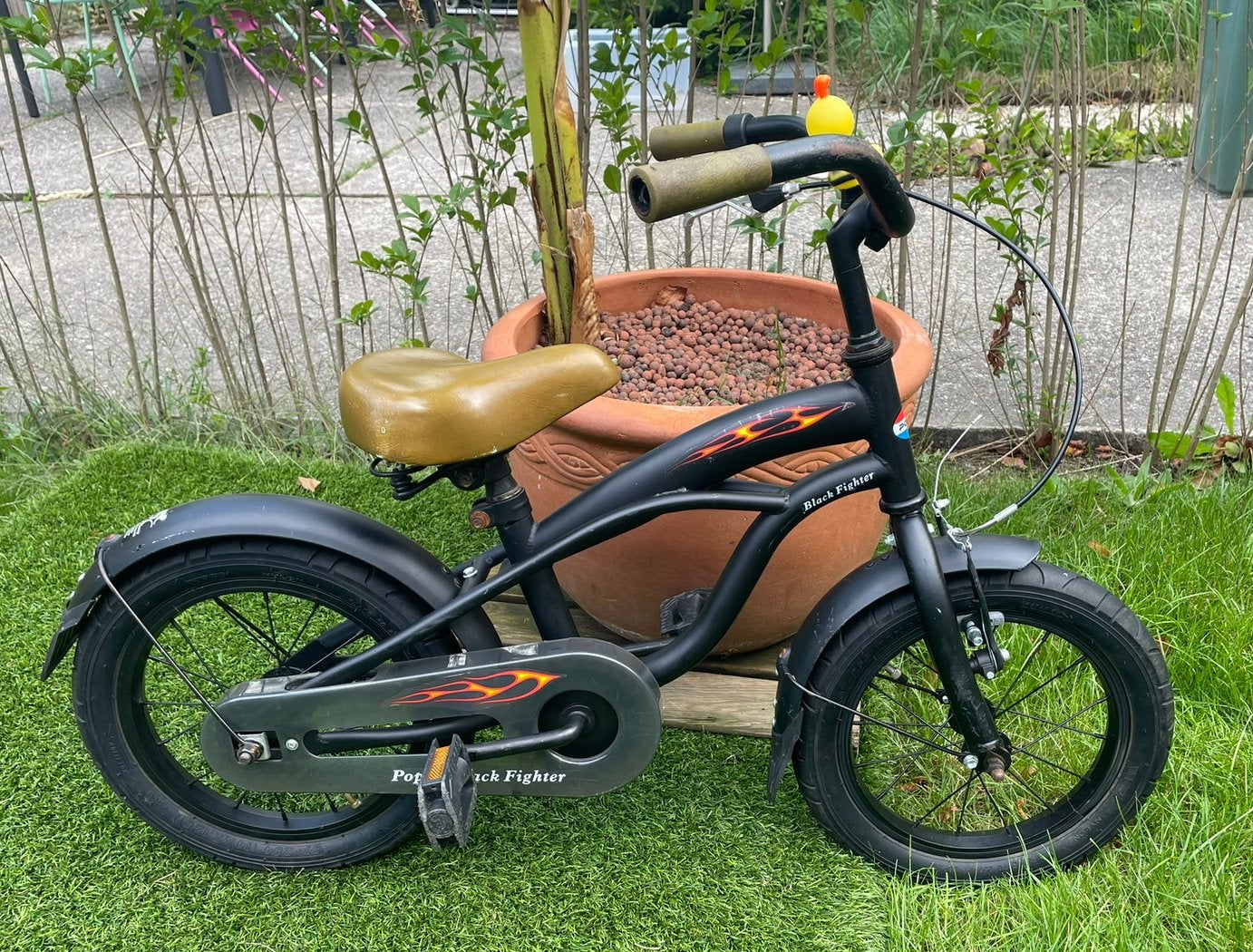 Stoere Kinderfiets met vlammen, Ophalen, Gebruikt
