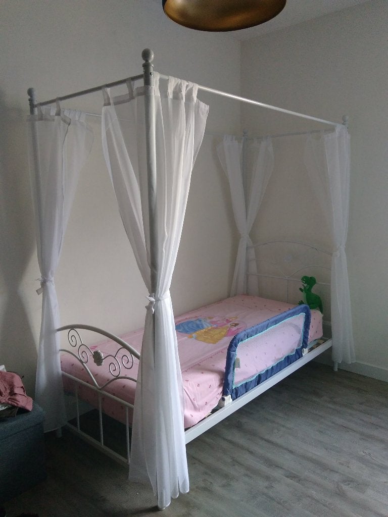 hemelbed voor kinderen, Huis en Inrichting, Ophalen, 90 cm, Eenpersoons, Wit