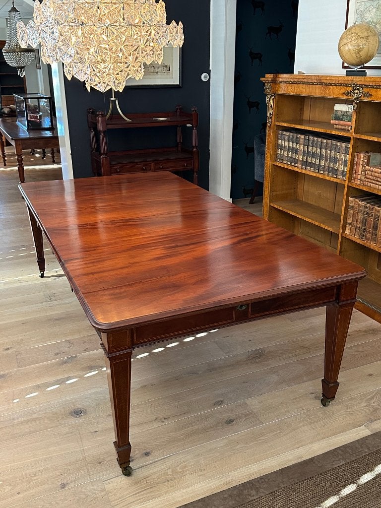 Grote antieke Engelse eetkamertafel, Antiek en Kunst, Antiek | Meubels | Tafels, Ophalen of Verzenden