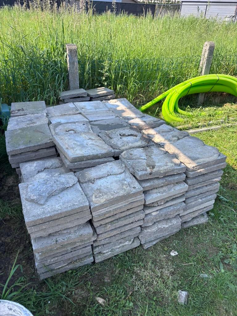 Betondals 30x30x3, Ophalen, Overige materialen, Gebruikt, 20 tot 40 cm
