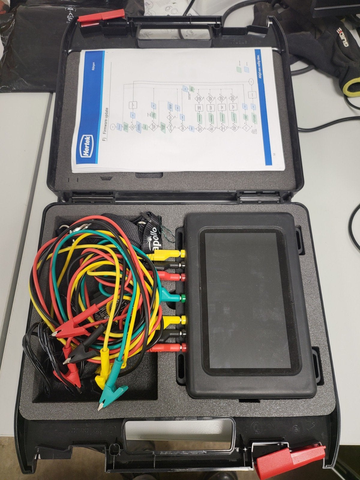 Hertek Apollo SA7800-870APO looptester
brandmeldsystemen, Ophalen