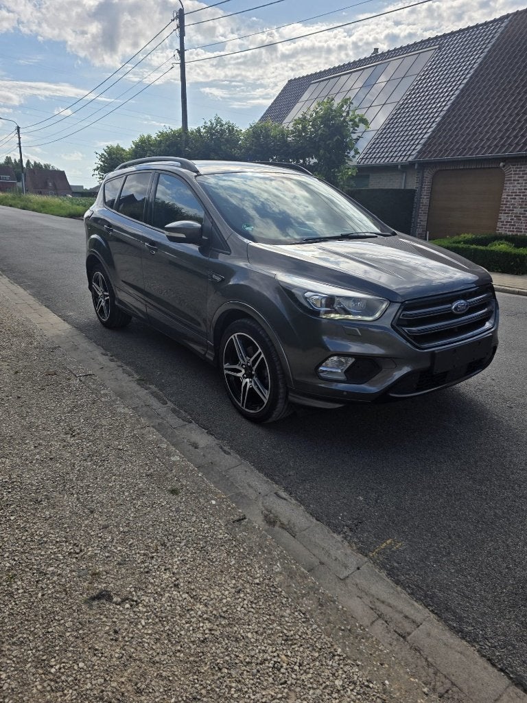 Ford Kuga 2.0 TDCi Sport Pack Automaat – 2018, Auto's, Automaat, 4 cilinders, Bruin, Alcantara