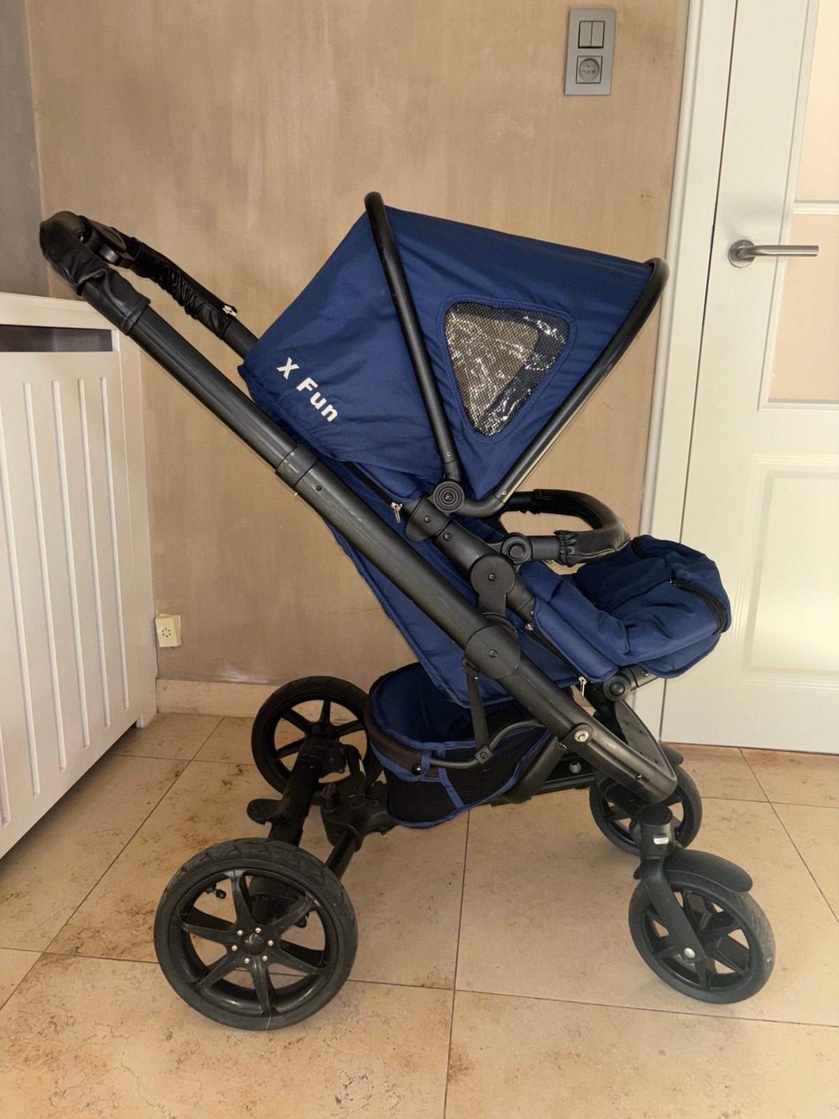 Kinderbuggy met voetenzak en regenhoes, Enfants & Bébés, Poussettes & Combinaisons, Enlèvement, Utilisé, Poussette, Autres marques
