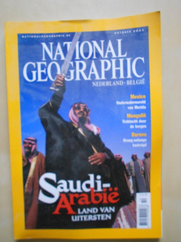 National Geographic Nederland-België: Saudi-Arabië, Ophalen of Verzenden, Gelezen, Overige typen