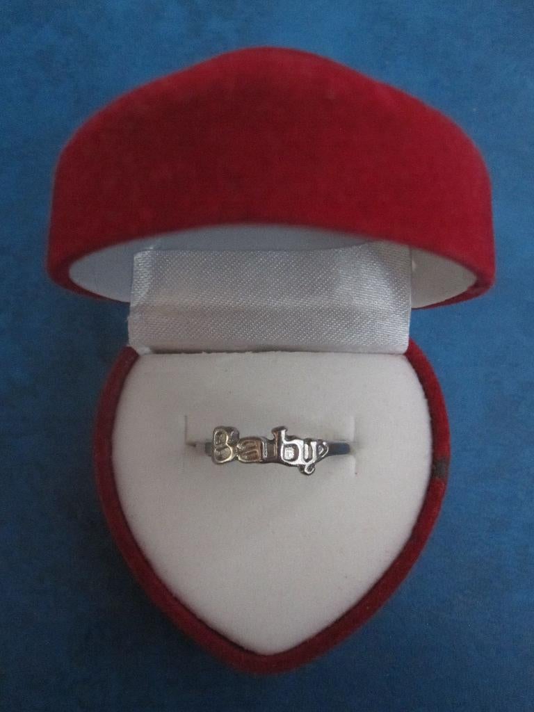 Bague - couleur argentée - bébé (NOUVEAU), Bijoux, Sacs & Beauté, Bagues, Neuf, Femme, Plus petit que 17, Argent, Fer ou Acier