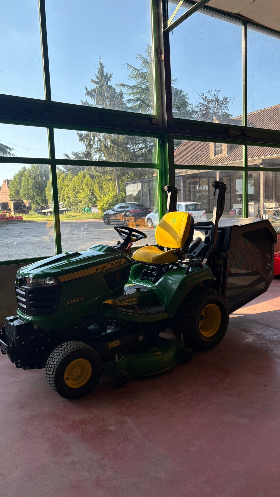 John Deere X950R zitmaaier, Tuin en Terras, Zitmaaiers, Ophalen, Zo goed als nieuw