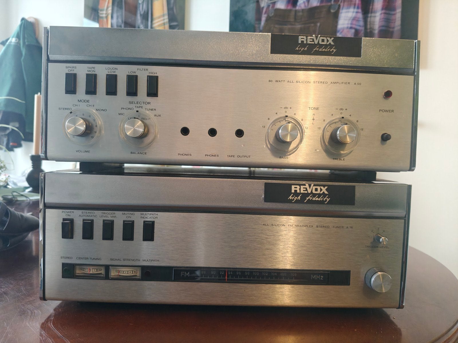 Set Revox Ampli tuner A50 / A76, Enlèvement ou Envoi