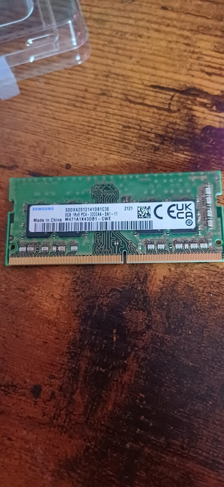 Samsung 8GB DDR4, Computers en Software, Ophalen, DDR4, 8 GB, Zo goed als nieuw