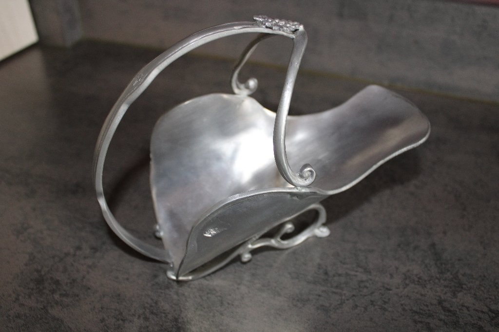 Antieke tinnen wijnflesschenker. gew.440gr. 92%., Antiek en Kunst, Ophalen of Verzenden