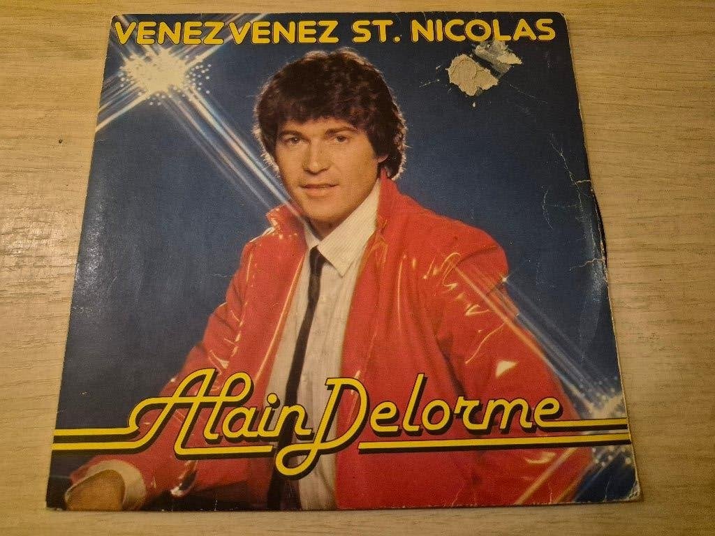 Disque vinyl 45 tours Alain Delorme Venez Venez St. Nicolas, EP, Enlèvement ou Envoi, Comme neuf, Pop