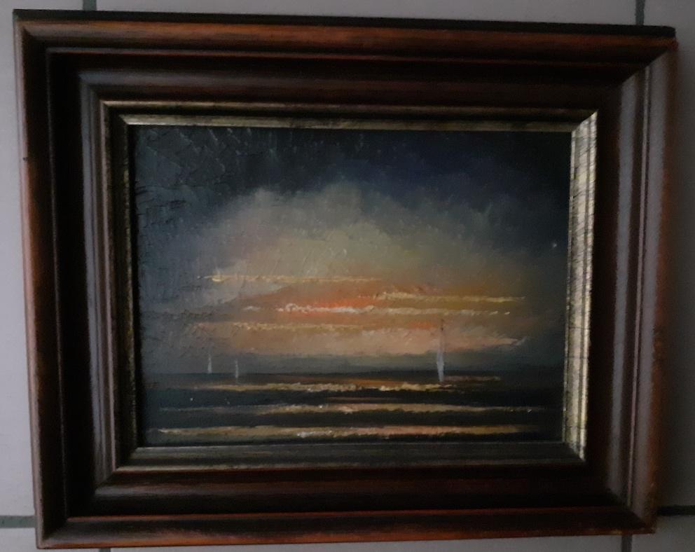 Schilderij Linda Quisquater, Antiek en Kunst, Kunst | Schilderijen | Modern, Ophalen of Verzenden