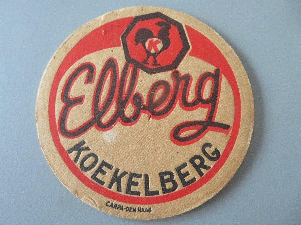 bierviltje Elberg Koekelberg, Verzamelen, Ophalen of Verzenden, Zo goed als nieuw, Viltje(s), Overige merken