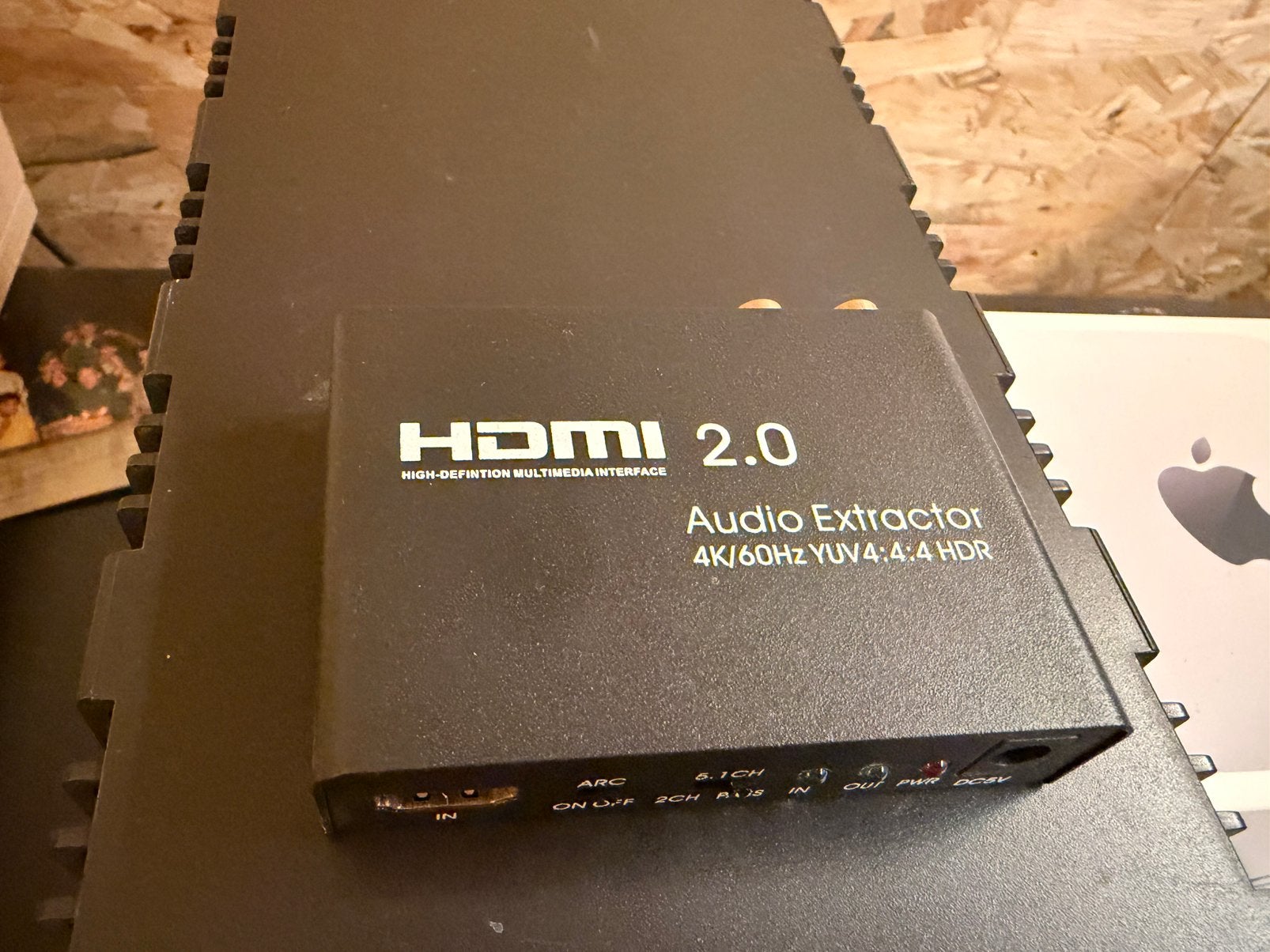 Extracteur audio HDMI 2.0 – 4K 60 Hz – HDR – Audio 5.1, TV, Hi-fi & Vidéo, Enlèvement ou Envoi, Comme neuf