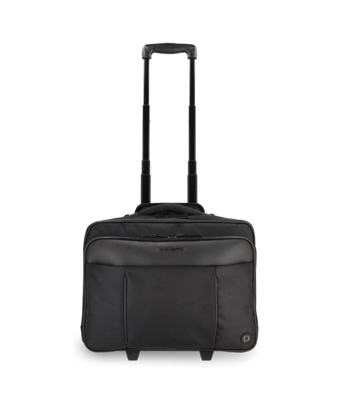 Nieuwe Davidts Business Suitcase Trolley Case, Handtassen en Accessoires, Ophalen of Verzenden, Nieuw, Zwart, Overige typen