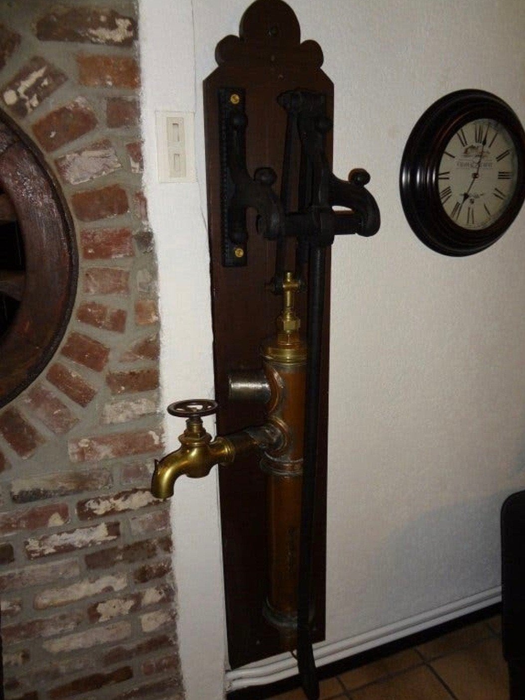 koperen waterpomp, Ophalen, Koper