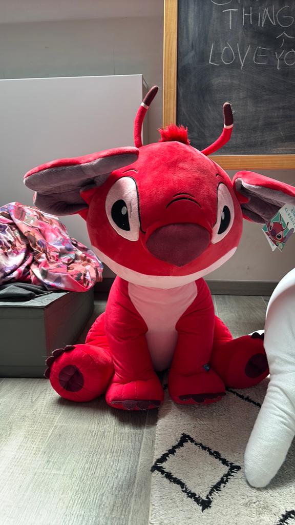 Lilo & Stitch - Leroy 60 cm, Kinderen en Baby's, Speelgoed | Knuffels en Pluche, Ophalen, Zo goed als nieuw, Met geluid