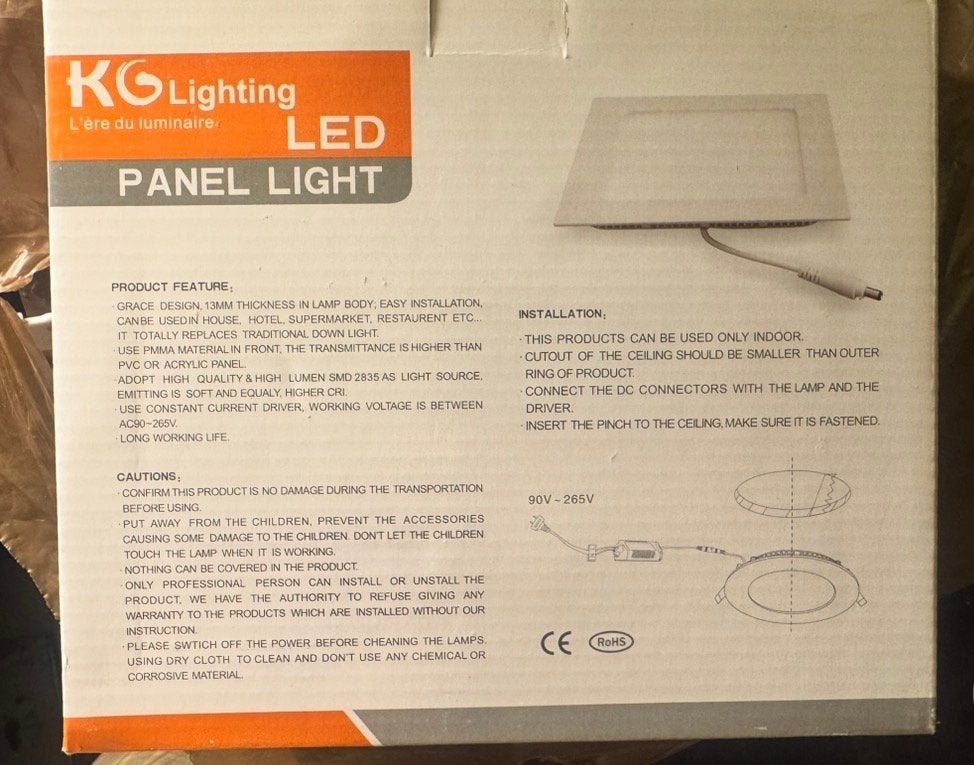 Vierkante halogeenspots led wit, Ophalen of Verzenden, Zo goed als nieuw, Halogeen