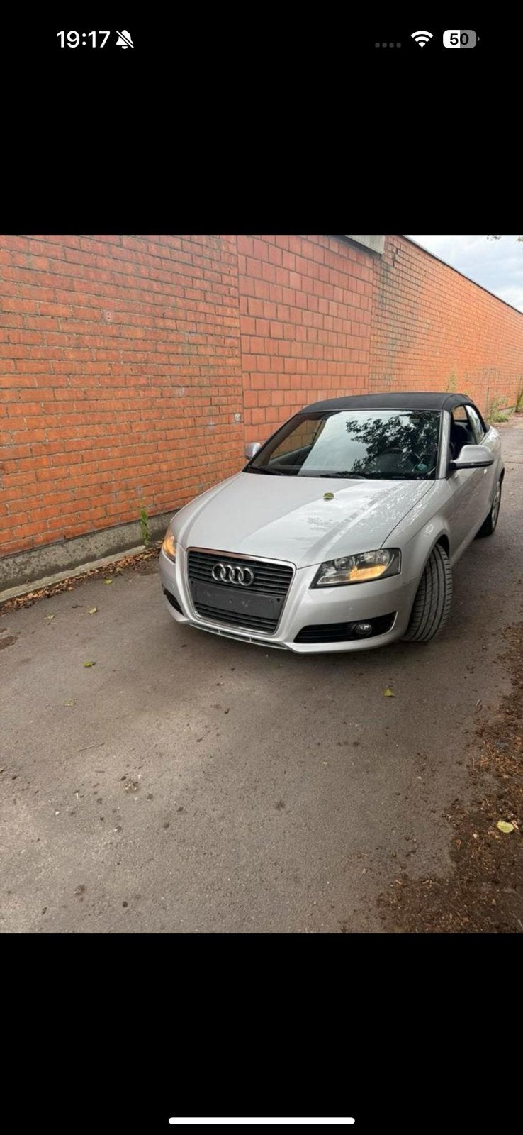Audi a3 cabrio, Zwart, Cabriolet, Leder, Particulier