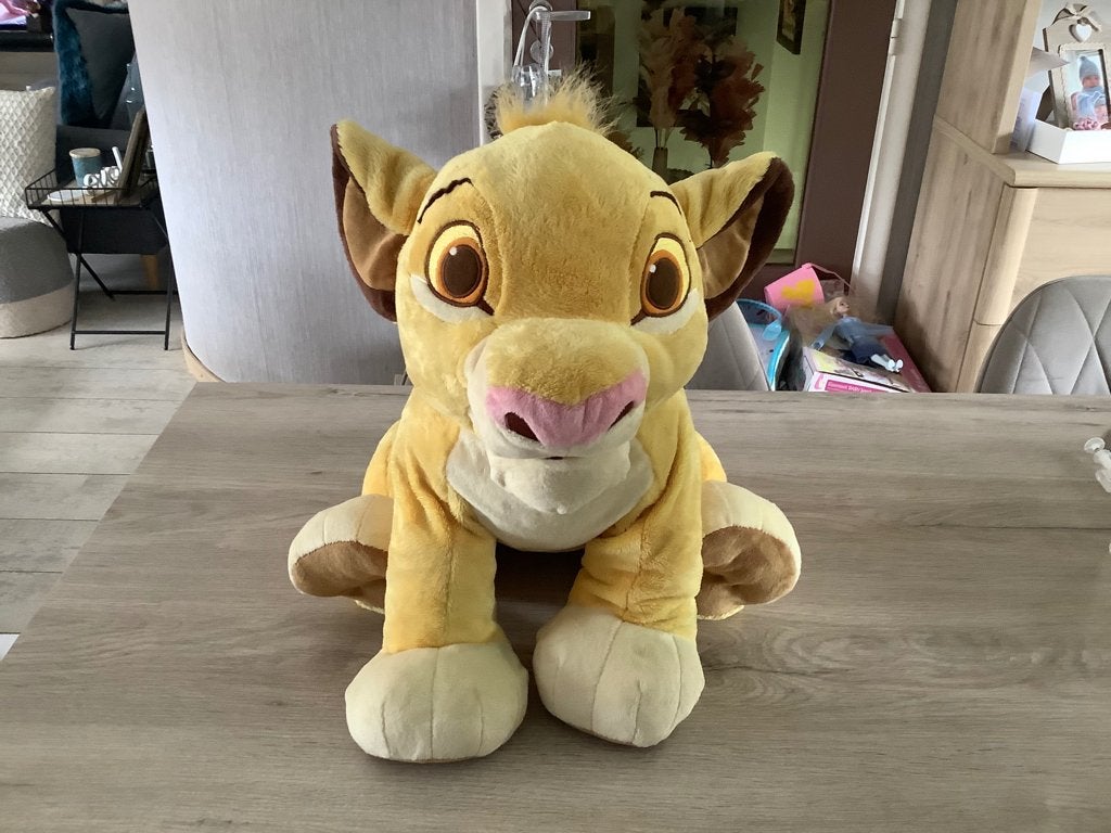 Personnage en peluche Disney Simba (23x65 cm), Avec étiquette, Comme neuf, Moyen (20 à 80 cm), Lion