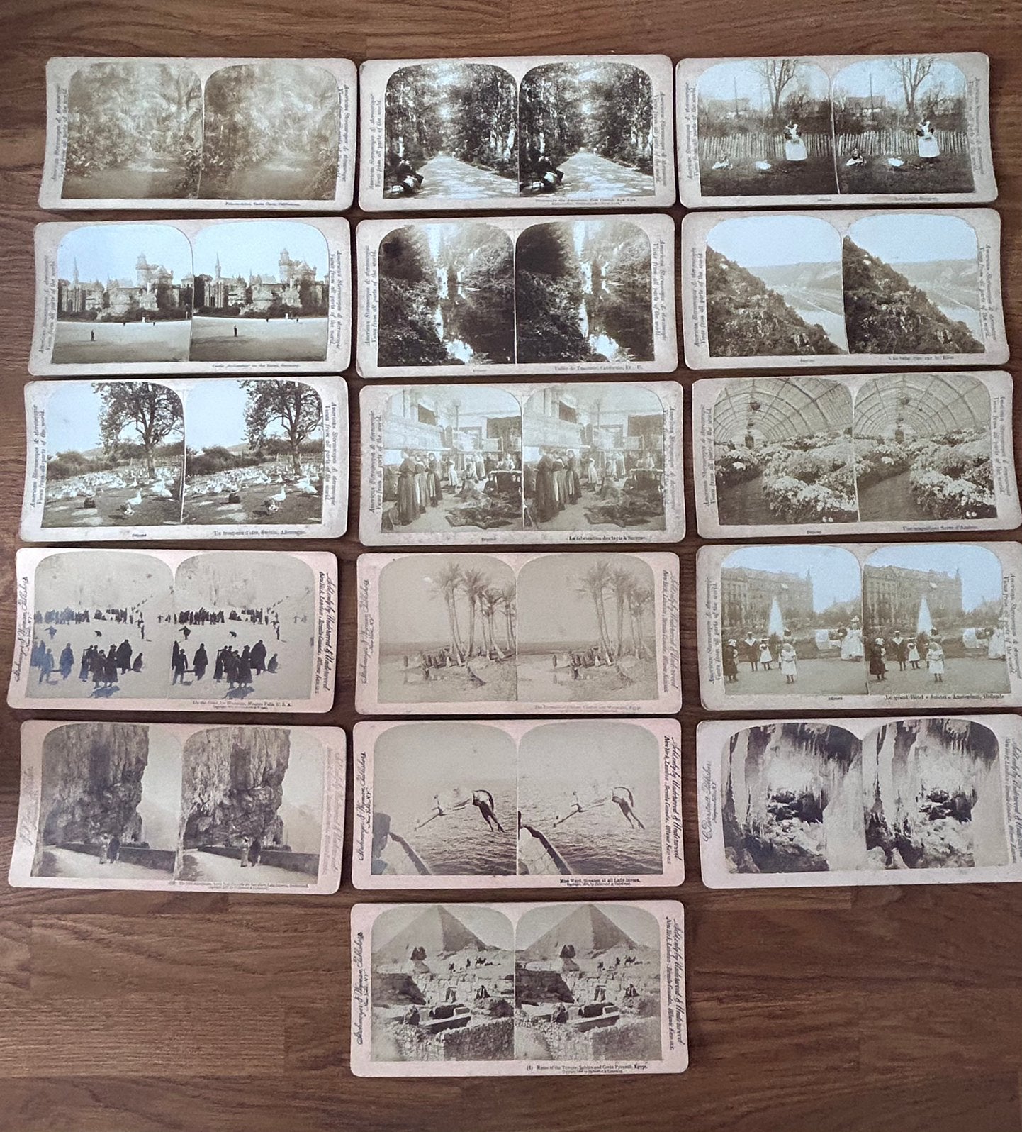 Lot de 31 sterographies originales, Enlèvement ou Envoi, Comme neuf