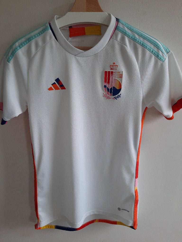 Rode Duivels "Love" shirt maat XS, Taille XS ou plus petite, Enlèvement ou Envoi, Utilisé, Maillot