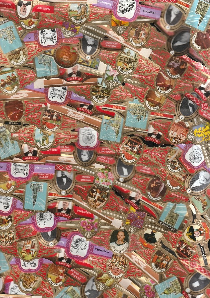 lot de 1000 anciens bracelets à cigares de Varia,, Collections, Articles de fumeurs, Briquets & Boîtes d'allumettes, Envoi, Utilisé