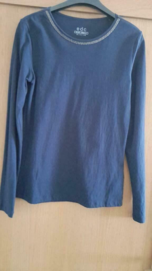 Niewe t-shirt Esprit, Kleding | Dames, T-shirts, Ophalen, Blauw, Nieuw, Lange mouw