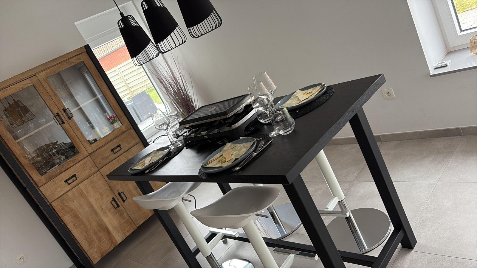 4 ikea krukken+tafel, Huis en Inrichting, Ophalen of Verzenden