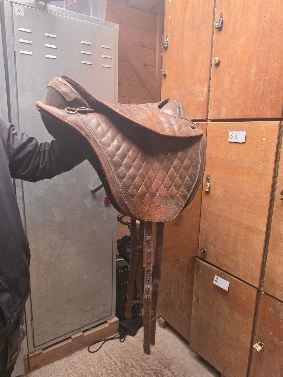 Selle sans arçon marron (Style Tree Free / Fairfield), Dieren en Toebehoren, Ophalen, Dressuur