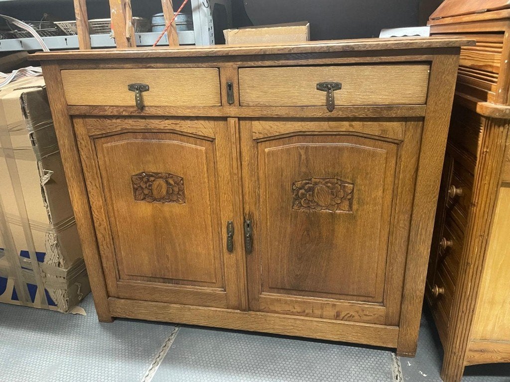 Antieke eiken dressoir, Ophalen
