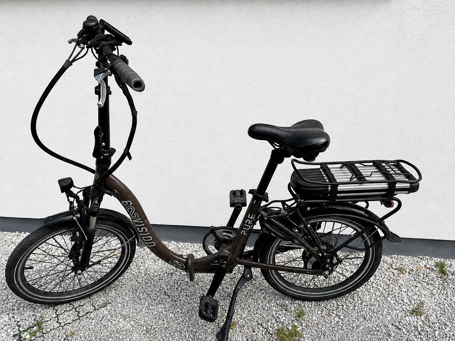 Elektrische plooifiets Ecovision Folda– Incl. accu & oplader, Fietsen en Brommers, Ophalen, Gebruikt, 50 km per accu of meer, Overige merken