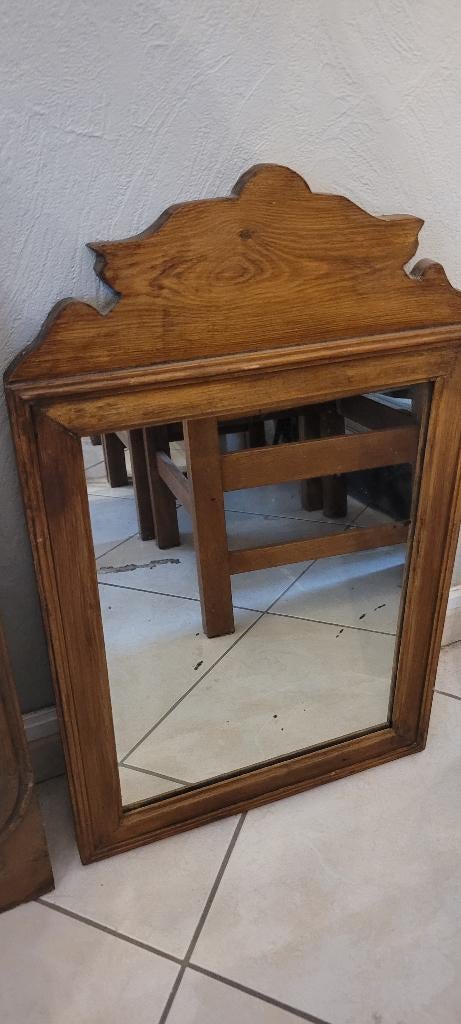 Spiegel in typische landelijke stijl, Ophalen, Minder dan 50 cm, Gebruikt, Minder dan 100 cm