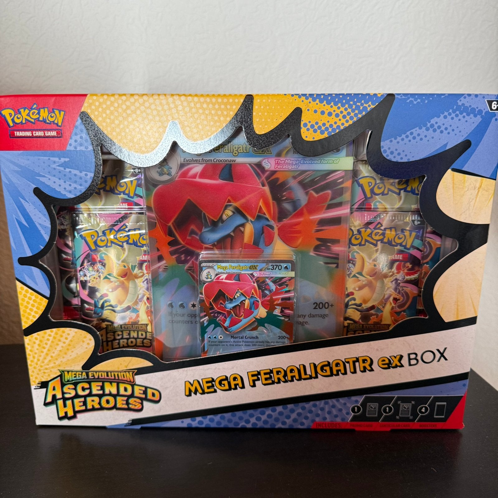 Pokemon - Ascended Heroes - Mega Feraligatr Ex Box, Ophalen of Verzenden, Nieuw