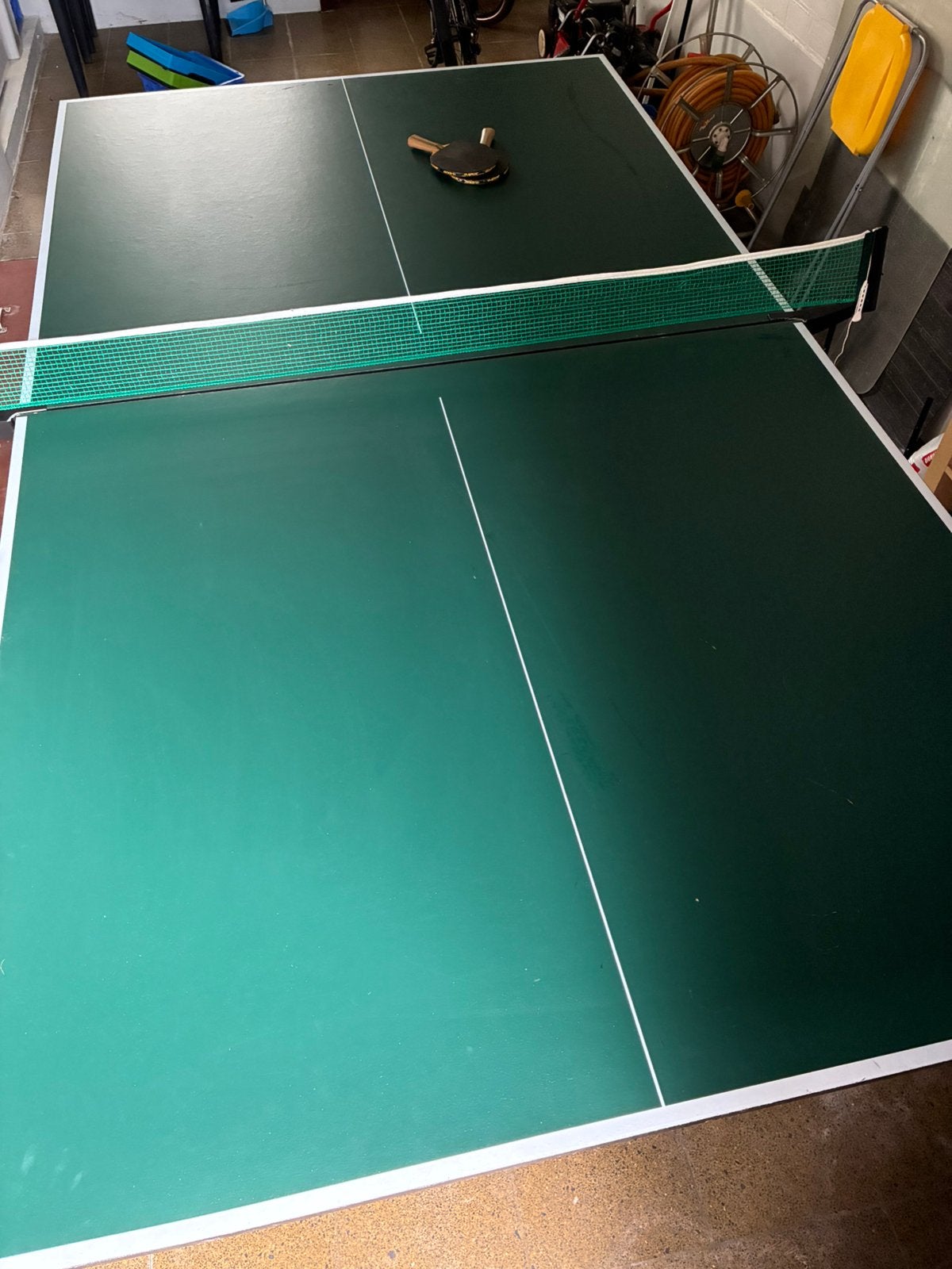 Pingpongtafel / tafeltennistafel, Ophalen, Zo goed als nieuw, Inklapbaar