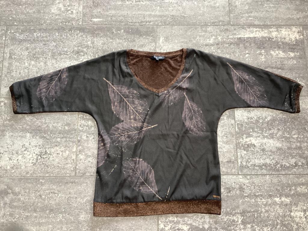 Shirt/ blouse Vila Joy L, Kleding | Dames, Maat 38/40 (M), Bruin, Ophalen of Verzenden, Zo goed als nieuw