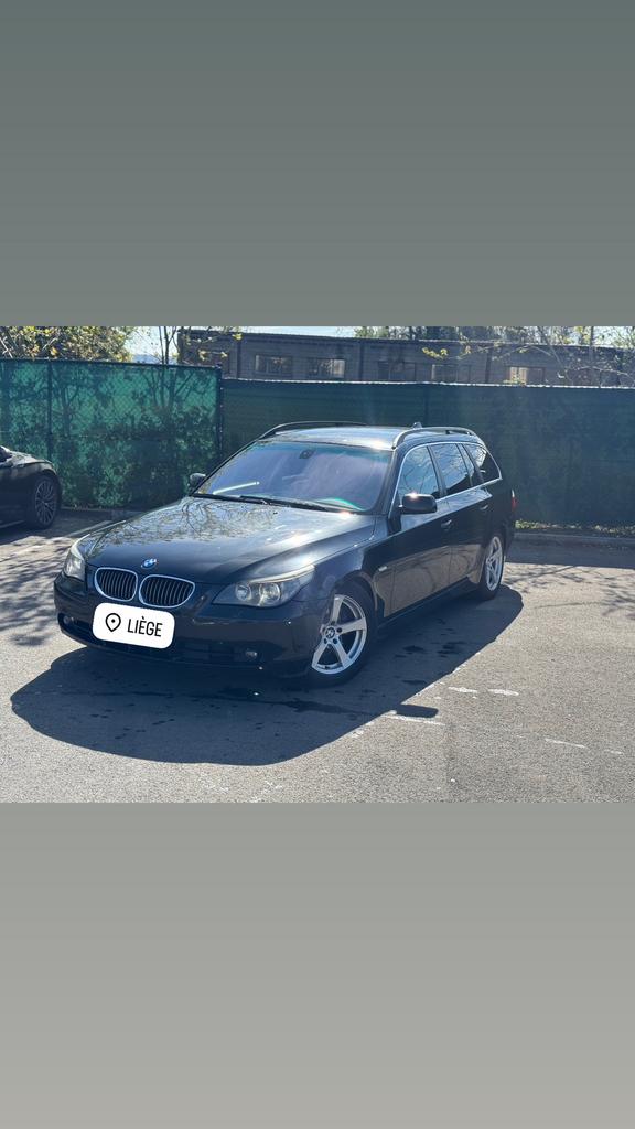 Bmw 525i 3.0 essence, Autos, BMW, Entreprise, Série 5, Essence, Break, 5 portes, Automatique, Noir, Beige, Enlèvement