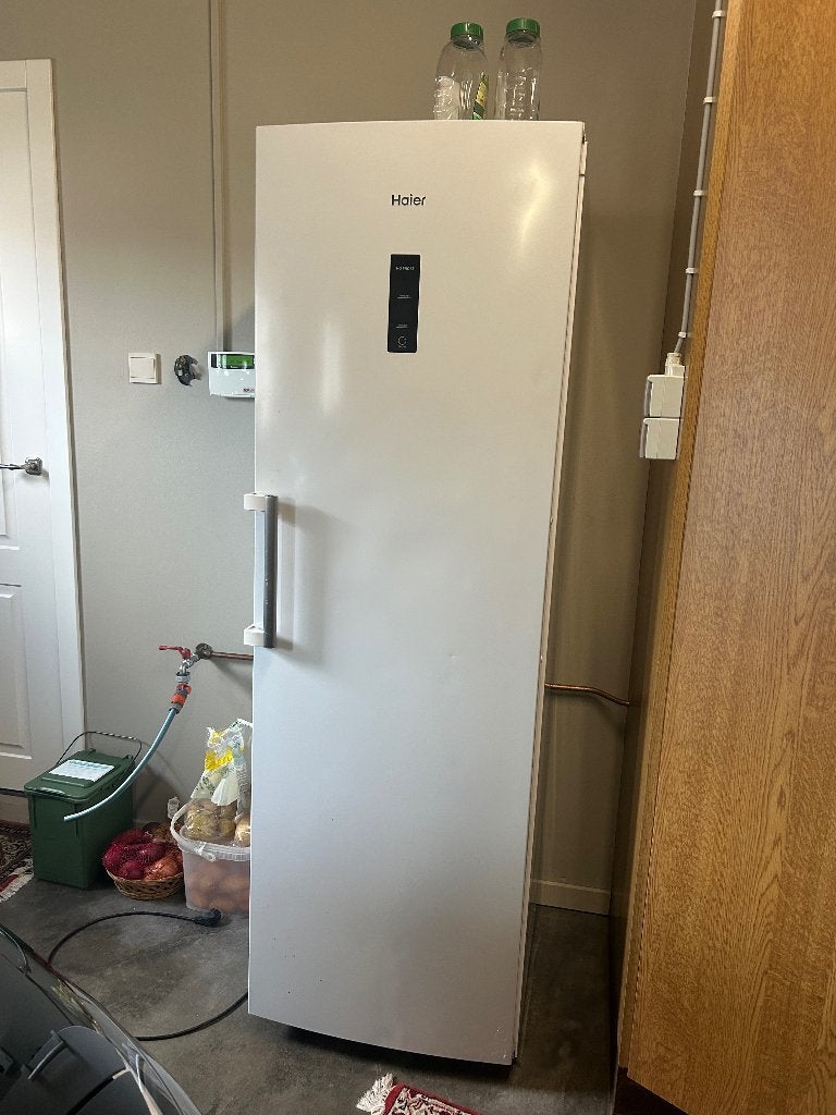 Diepvries Haier, Huis en Inrichting, Ophalen, Wit, 50 tot 100 cm, Zo goed als nieuw