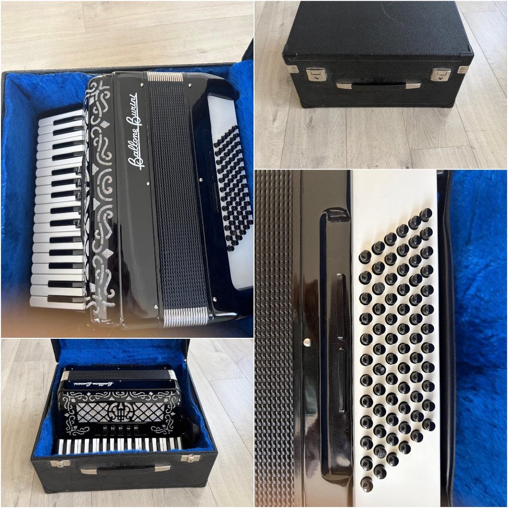 Accordéon à vendre - Ballone Burini, Musique & Instruments, Enlèvement, Comme neuf, Accordéon à boutons, Autres marques