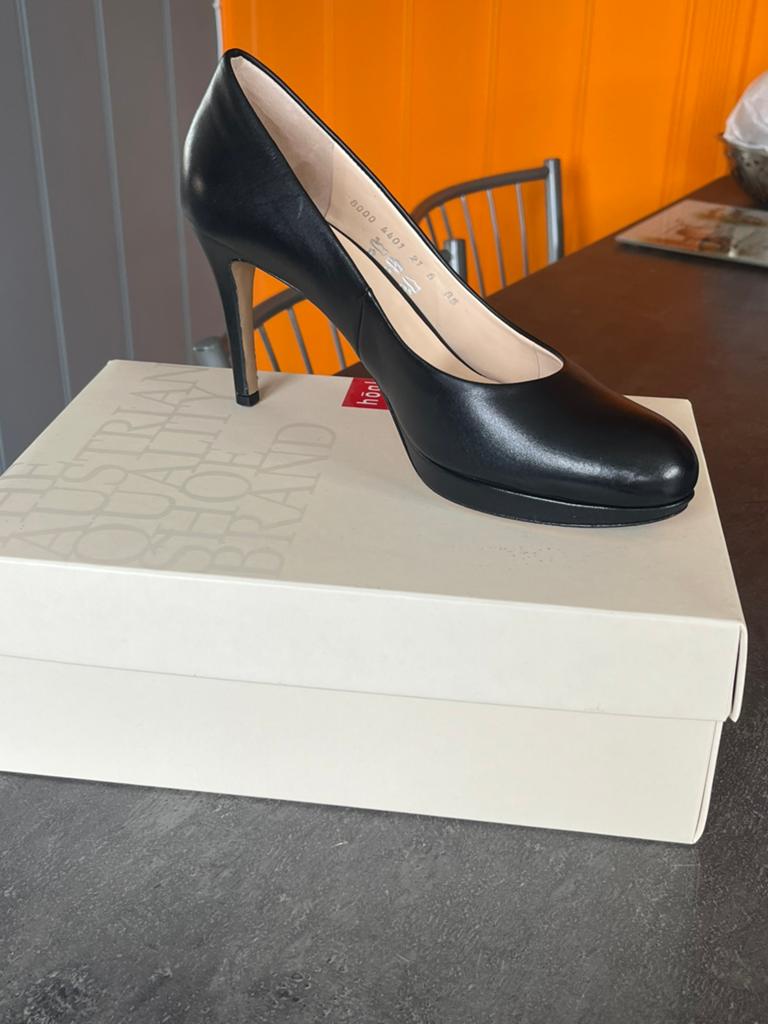 Chaussure talons 8cm, Kleding | Heren, Schoenen, Ophalen, Zwart, Zo goed als nieuw, Espadrilles of Moccasins