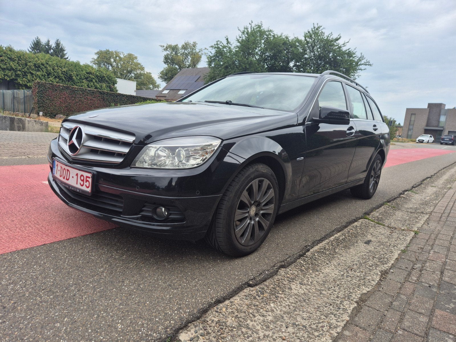 MERCEDES C 220 CDI ELEGANTE GOEDE STAAT NAVI,CRUISE, AIRCO, Auto's, Mercedes-Benz, Euro 5, Parkeersensor, 4 cilinders, Zwart