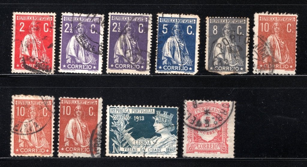 PORTUGAL Lot 1912 gestempeld, Verzenden, Portugal, Gestempeld